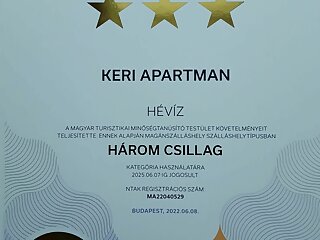 Keri Apartman Heviz szállás