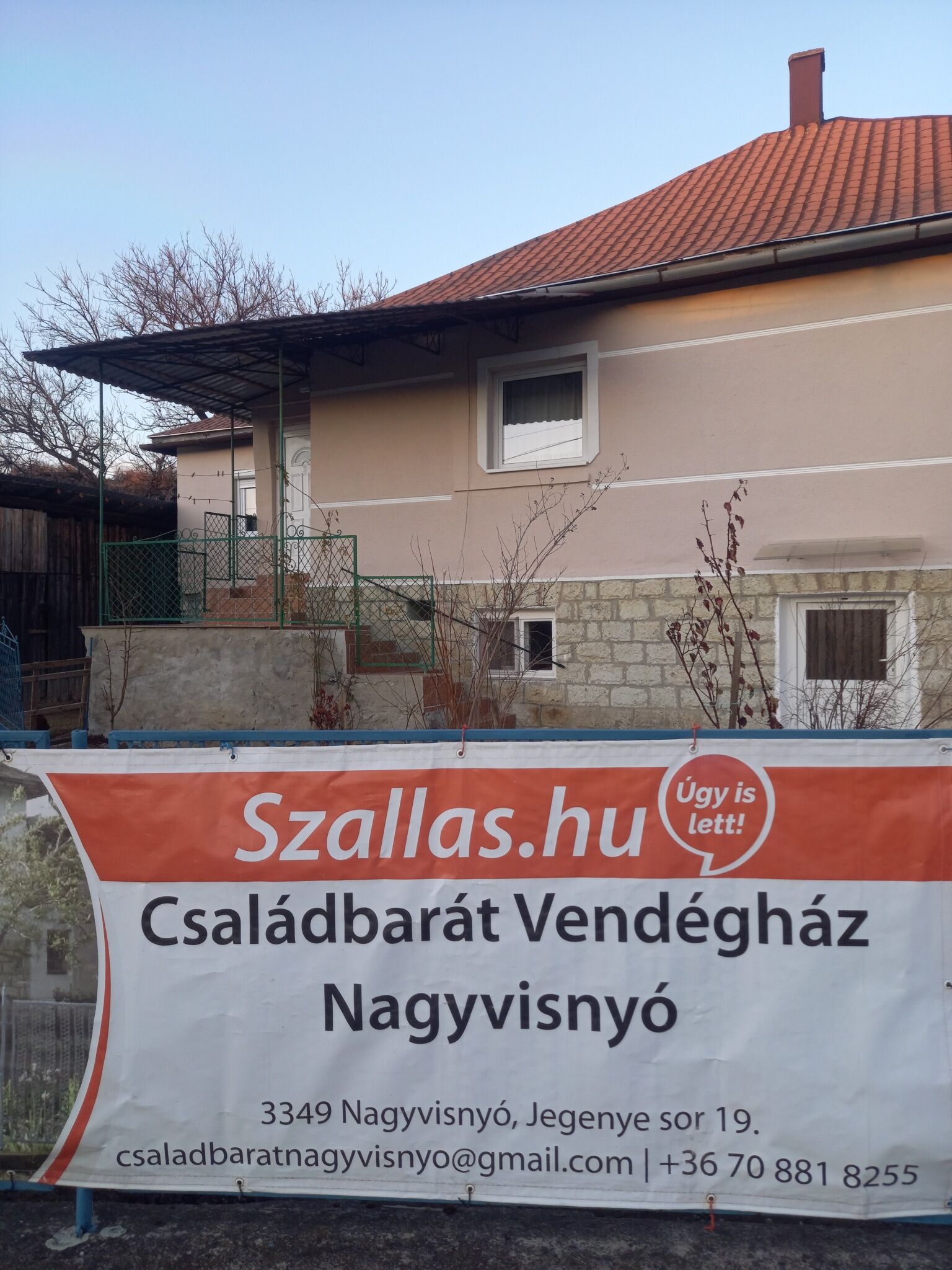 Csaladbarat Vendeghaz Nagyvisnyo