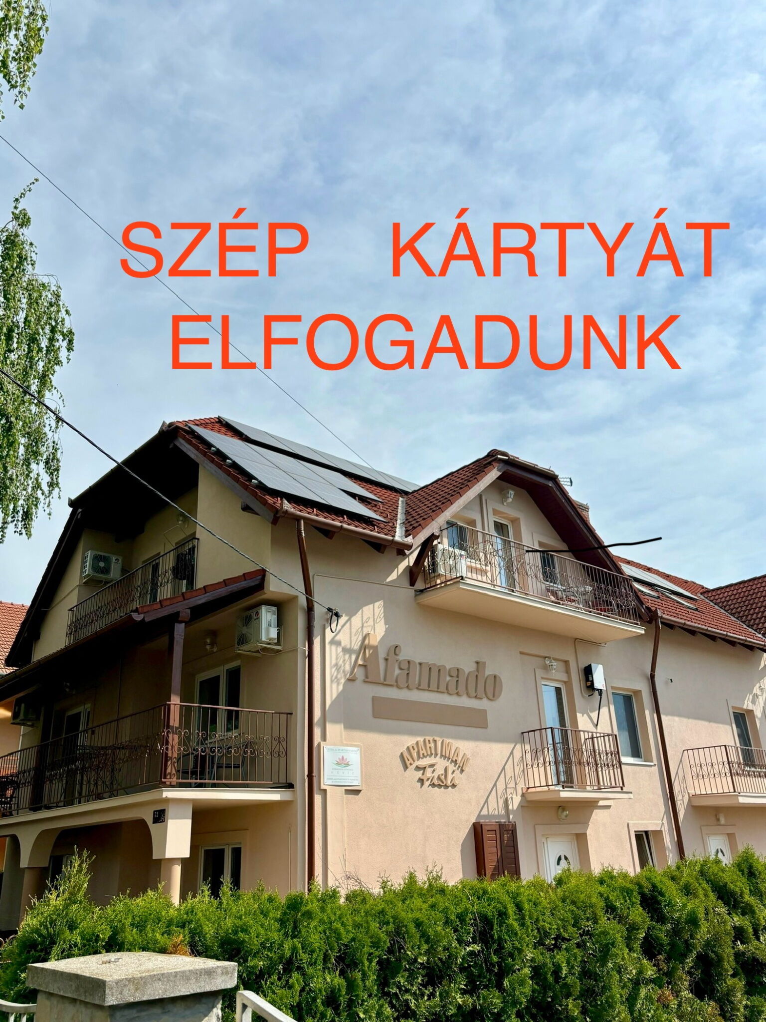 Afamado Apartman Fisli Heviz