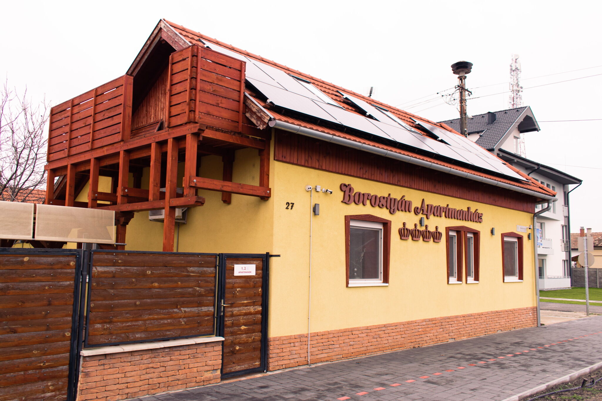 Borostyan Apartmanhaz Morahalom